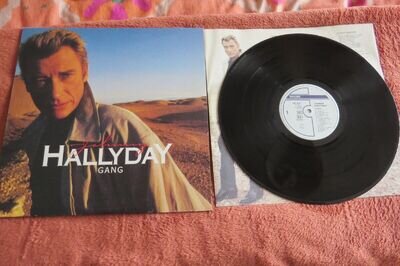 JOHNNY HALLYDAY GANG VINYL LP RECORD. EX