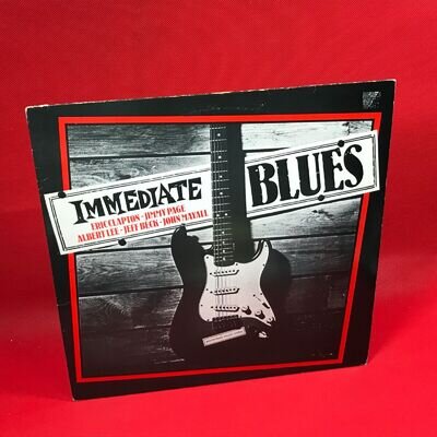 Various Immediate Blues 1980 UK vinyl LP John Mayall Jeff Beck Eric Clapton