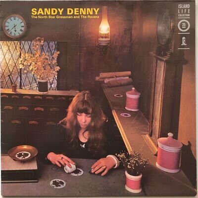 SANDY DENNY NORTH STAR GRASSMAN AND THE RAVENS 1986 UK ISLAND VINYL LP ILPM 9165