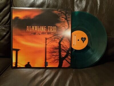 Alkaline Trio Maybe I'll Catch Fire Dark Green Vinyl