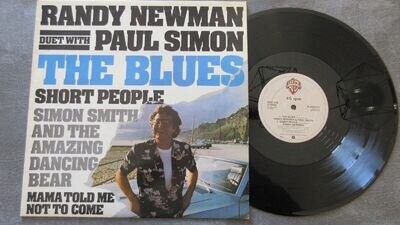 Randy Newman & Paul Simon The Blues 4-Track 12" 1983 **EX/VG+**