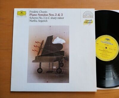 DG 419 055-1 Martha Argerich Chopin Piano Sonatas Nos. 2 & 3 NM Unplayed Vinyl