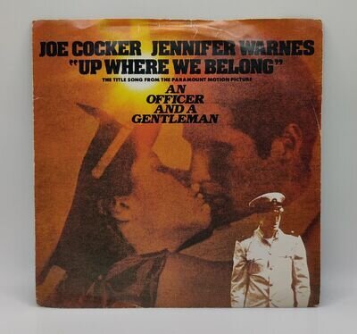 Joe Cocker & Jennifer Warnes – Up Where We Belong 7" Vinyl Classic Rock Single