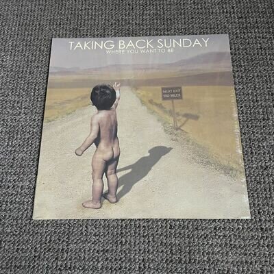 Taking Back Sunday - Where You Want To Be Vinyl Record SEALED Black