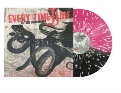 Every Time I Die Gutter Phenomenon Half Hot pink/ Black White Splatter Vinyl LP