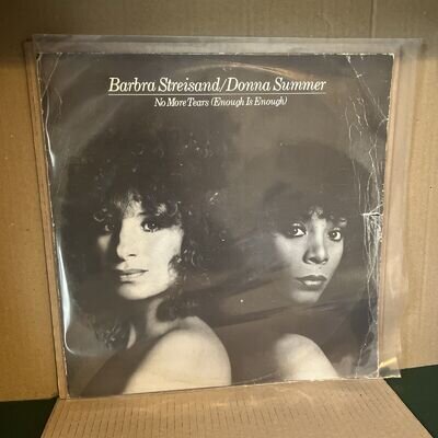 Barbra Streisand/Donna Summer - No More Tears (Enough Is Enough) - UK 12" KRT22