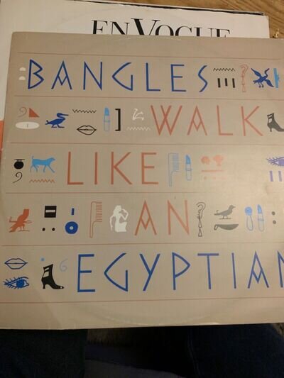 Bangles – Walk Like An Egyptian 12" Pop Rock Synth-pop CBS – 650071 6