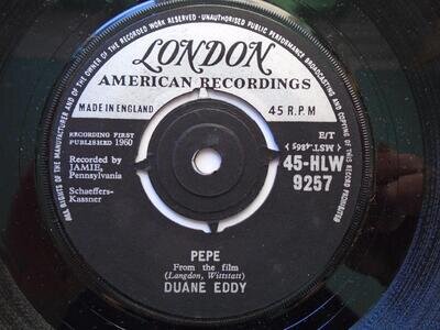 Duane Eddy Pepe 7" London HLW9257 EX 1960 Pepe/Lost Friend