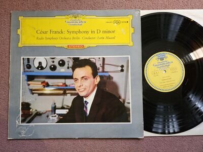 DGG 138 693 SLPM RED STEREO Lorin Maazel Franck Symphony in D Minor LP NM