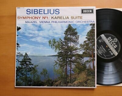 SXL 6084 ED1 Sibelius Symphony 1 Lorin Maazel Decca 1st WBg NEAR MINT