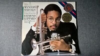 WYNTON MARSALIS - TRUMPED CONCERTOS (Haydn,Hummel,L.Mozart) . LP.