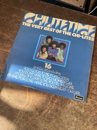 The Chi-Lites 12” Vinyl Album The Very Best Of 1976 Brunswick Label Compilation