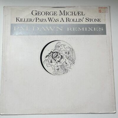 GEORGE MICHAEL Killer/Papa Was A Rollin Stone PM Dawn Remix UK 2-track promo 12"