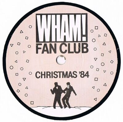 Wham Christmas 84' 7" Promo Fan Club Only Issue George Michael Ideal For Framing