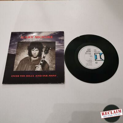 gary moore over the hills and far away 7" gatefold vinyl record very good