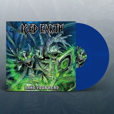 ICED EARTH BANG YOUR HEAD (BLUE VINYL) 2LP New 0803341576506