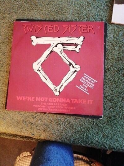 Twisted Sister 12 Inch We're Not Gonna Take It