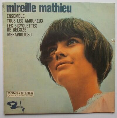 Mireille Mathieu : "Mireille Mathieu". French Barclay 71 299. 1968. 7" Vinyl EP.