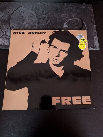 rick astley free Vinyl LP With Inner