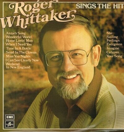 Roger Whittaker Sings the Hits LP vinyl UK Columbia 1978 with EMI inner SCX6601