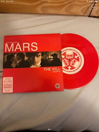 Thirty Seconds To Mars The Kill Coloured Vinyl