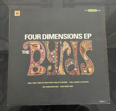 The Byrds - Four Dimensions 7" Vinyl EP 1990 CBS Vinyl Record 656544 1990