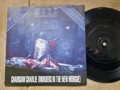 W.A.S.P. Chainsaw Charlie Parlophone Limited Etched 7" Vinyl 1992