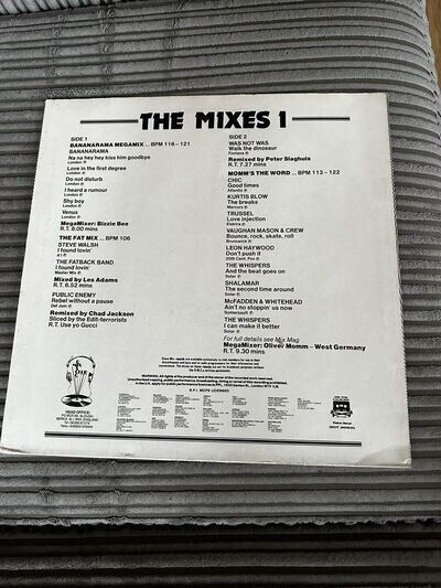 DMC The MIXES 1 VG+ VINYL Bananarama Public Enemy Chic 12” November 87