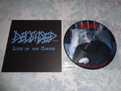 DECEASED "Luck of the Corpse" PIC LP benediction mortician impetigo