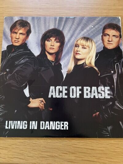 ACE OF BASE LIVING IN DANGER 12" INCH EXTENDED SINGLE VINYL RECORD 1994 VG+