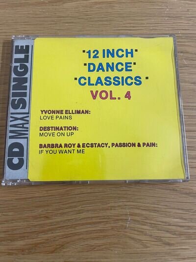 12 Inch Dance Classics Vol 4 Yvonne Elliman Destination Barbra Roy CD Single