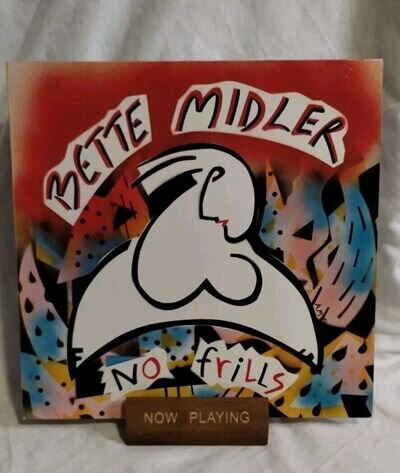 BETTE MIDLER - NO FRILLS - ORIGINAL ATLANTIC LP - ALBUM VINYL Play Tested EXC