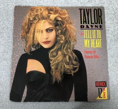 Taylor Dayne - Tell It To My Heart (House Of Hearts Mix) 12" Vinyl 45 609616R