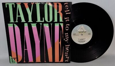 Taylor Dayne – Tell It To My Heart - 1988 Vinyl 12" Single - Arista 609 616