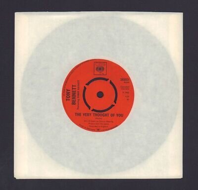 Tony Bennett(7" Vinyl)The Very Thought Of You/ Sleepy Time Gal-CBS-2020-VG/VG+