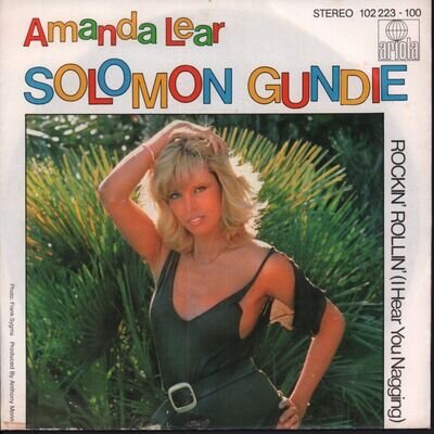 Amanda Lear Solomon Gundie 7" vinyl Germany Ariola 1980 pic sleeve 102223