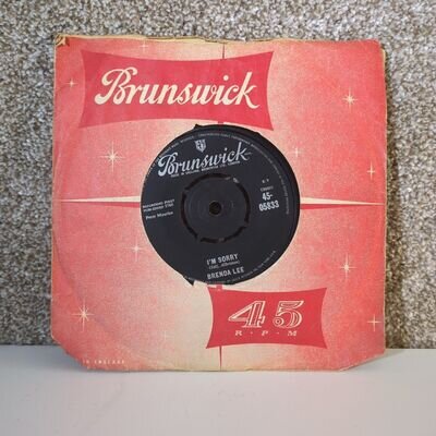 Brenda Lee:I'm sorry/That's all you gotta do:UK Brunswick:1960