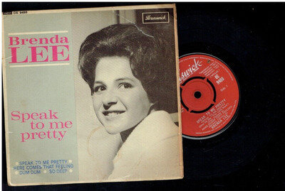 BRENDA LEE SPEAK TO ME PRETTY EP BRUNSWICK 1961