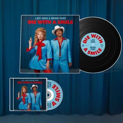 Lady Gaga, Bruno Mars - Die With A Smile Bundle - 7” Vinyl + CD - NEW