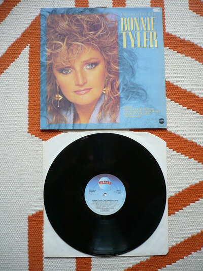 Bonnie Tyler The Greatest Hits Vinyl UK 1986 Telstar Very Best Of 70s & 80s LP