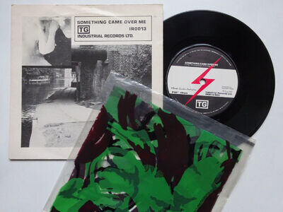 THROBBING GRISTLE Something Came Over Me - Camo Bag & Translucent Red Vinyl 7"