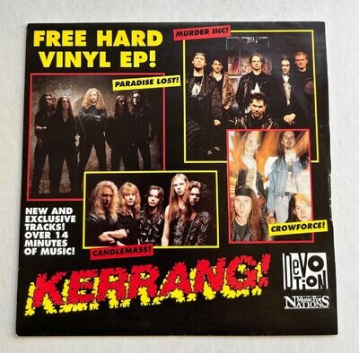 Kerrang! Magazine Four Play Near Mint 7" 4 Track EP Vinyl EX+ 1992 Paradise Lost