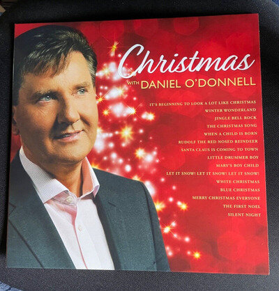 Christmas With Daniel O'Donnell Vinyl Album With Signed Christmas Card VGC