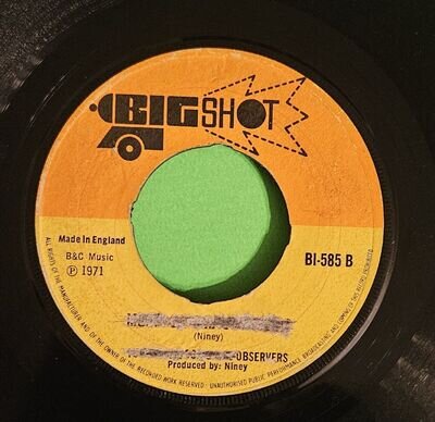 Tommy McCook & The Observers - Psalms 9 To Keep In Mind 7" Reggae Roots