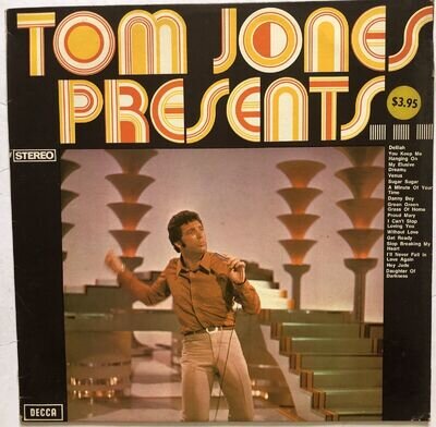 Tom Jones Presents Vinyl Record Australian Pressing Unboxed Decca Yellow Label