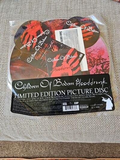 Children Of Bodom – Blooddrunk Picture Disc Vinyl - Signed