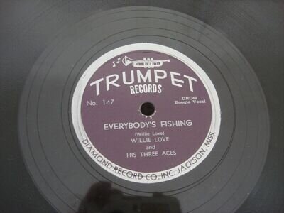 WILLIE LOVE, THREE ACES w. ELMORE JAMES - EVERYBODY'S FISHING / MY OWN BOOGIE