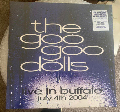 Goo Goo Dolls Live In Buffalo 2002 Double Clear Vinyl LP Sealed 2024