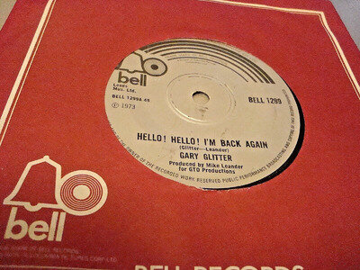 GARY GLITTER - HELLO! HELLO! I"M BACK AGAIN UK 1973