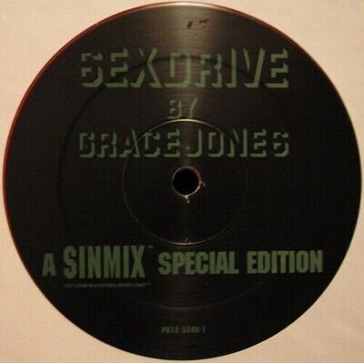 Grace Jones - Sex Drive (12", Promo, Red)